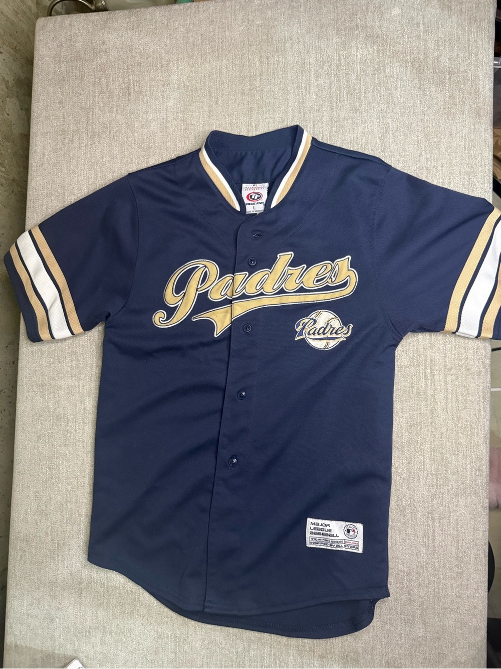 Vintage San Diego Padres Brian Giles #24 Youth L MLB Baseball Jersey